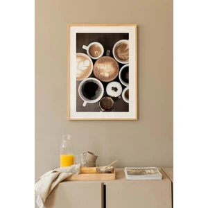 Tek Parça Ahşap Çerçeveli Poster Tablo