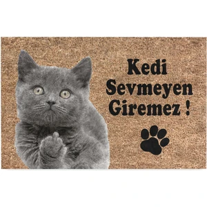 Kedi Köpek Komik Tasarımlı Dekoratif Kapı Önü Paspas, Dış Mekan/ev Içi/banyo/mutfak/yatak Odası/giriş Paspasları