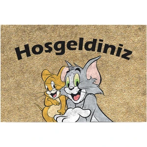Kedi Köpek Komik Tasarımlı Dekoratif Kapı Önü Paspas, Dış Mekan/ev Içi/banyo/mutfak/yatak Odası/giriş Paspasları