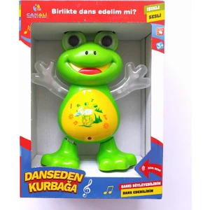 Can Ali Toys Dansçı Kurbağa Işıklı Müzikli Hareketli Dans Eden Kurbağa