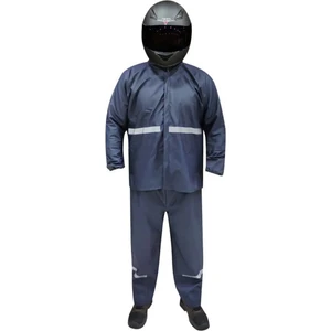 Motosiklet Pvc Pu Kumaş Yağmurluk Takım Özel Kesim Suya Dayanıklı Kurye Motor Yağmurluğu