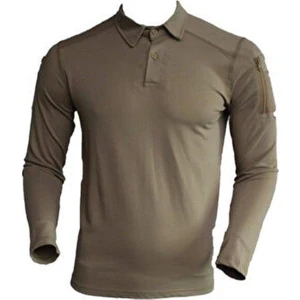 Astüm Askeri Malzeme Tactical T-Shirt Uzun Kol Bej