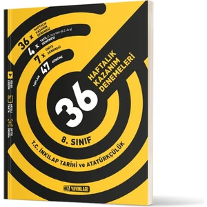 Hız Yayınları 8. Sınıf T.C. Inkılap Tarihi ve Atatürkçülük 36 Haftalık Kazanım Denemeleri
