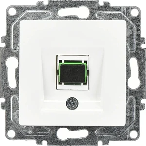Eqona  Radius  Neoline Fiber Optik Data Prizi, Beyaz (Mekanizma + TuşKapak)