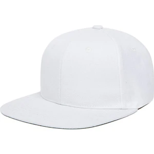 Basic Street Snapback Hiphop Cap Beyaz Şapka
