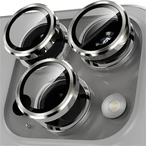 Apple iPhone 15 Pro Ve 15 Pro Max Uyumlu %100 Safir Çizilmez Kamera Lens Koruyucu