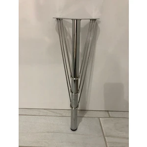 Metal, Venüs 40*10*10 cm Krom , Sehpa, Puf , Sandalye Ayağı ( 4 Adet)