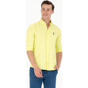U.S. Polo Assn. Erkek Citron Gömlek Basic 50262932-VR168