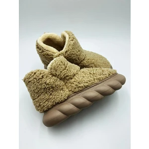 bella  Camel Renk Yeni Trend Ev Botu Panduf