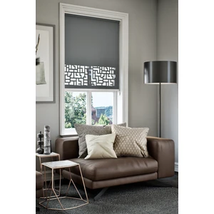 e-bizz store Perdebiz Lazer Kesim Mat Stor Perde Antrasit EB-2004