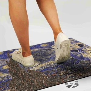 Kedi Köpek Komik Tasarımlı Dekoratif Kapı Önü Paspas, Dış Mekan/ev Içi/banyo/mutfak/yatak Odası/giriş Paspasları