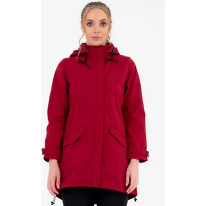 Bordo Çıkarılabilir Kapüşonlu 2 Cepli Su Ve Rüzgar Geçirmez Kadın Softshell Mont 6331