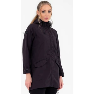 Koyu Gri Çıkarılabilir Kapüşonlu 2 Cepli Su Ve Rüzgar Geçirmez Kadın Softshell Mont 6331