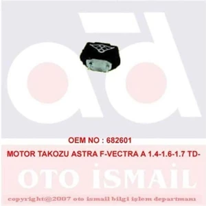 Dogru Kaucuk 725 Doğru Kauçuk 725 Motor Takozu Arka Astra F Vectra A