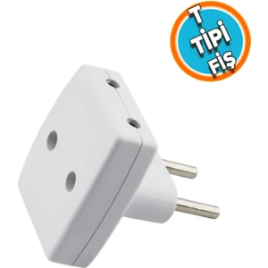T Fiş Priz Golyat Çoklu Grup Priz Çoğaltıcı Üçlü Golyat Elektrik Prizi 3'lü