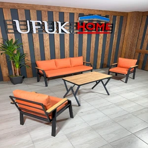 Ufuk Home Kavacık 3+1+1+ Masa Bahçe Takımı, Balkon Mobilyası, Balkon Bahçe Mobilyaları, Bahçe Masa Takımı, Çay Seti