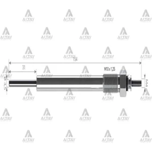 SV050 SV050 Isıtma Kızdırma Bujisi Starex Crdı 140 Bg Sorento H1 2.5 Crdı 36710-4A000 GX5154