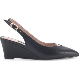 Nine West Nıla 3fx Siyah Kadın Dolgu Topuk Ayakkabı