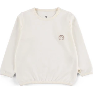 Little Gusto Organik Pamuk Sweatshirt Ekru