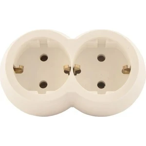 Beyaz Golyat 2'li Priz