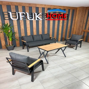 Ufuk Home Kavacık 3+1+1+ Masa Bahçe Takımı, Balkon Mobilyası, Balkon Bahçe Mobilyaları, Bahçe Masa Takımı, Çay Seti