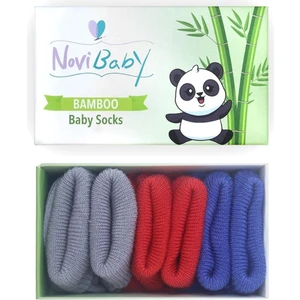 3'Lü Bambu Yenidoğan Bebek Çorap Winter Mix