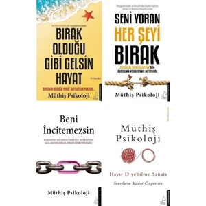 Beni İncitemezsin - Hayır Diyebilme Sanatı - Seni Yoran Her Şeyi Bırak - 4 Kitap