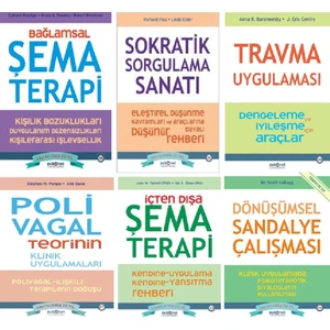 Bağlamsal Şema Terapi - Travma Uygulaması - Dönüşümsel Sandalye Çalışması - İçten Dışa Şema Terapi - Sokratik Sorgulama Sanatı - Polivagal Teorinin Klinik Uygulamaları 6'lı Set
