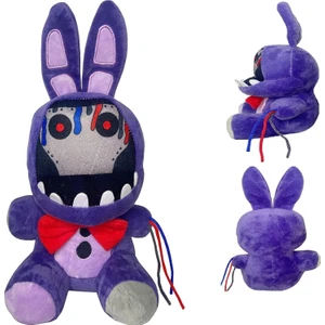 Fnaf Solmuş Mor Tavşan Peluş Oyuncaklar, 11 Inç Fnaf Güvenlik Ihlali Bonnie Bebek, Çocuk Hayranları Için Koleksiyonluk Kabus Freddy Peluş Oyuncaklar (Solmuş Mor Tavşan) (Yurt Dışından)