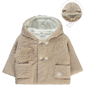 Civil Baby Erkek Bebek Kapüşonlu Mont 6-18 Ay Bej