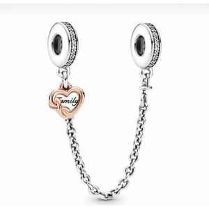 Charmed Pandoras Aile Kalpli Güvenlik Zinciri Charm