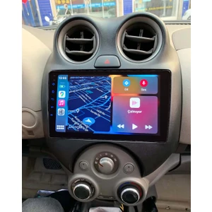 Nissan Micra 2011-2012 Yıl Android Sürüm 13 Kablosuz Carplay Navigasyon Multimedya 9 Inç Ekran 2gb Ram 32GB Rom Hafıza