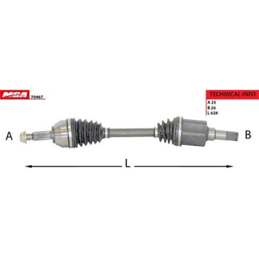 Mga 70467 70467 Aks Sol Transit connect 1.8 Tdcı 90PS Fiyatı