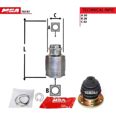 Mga 70747 70747 Aks Kafası Iç Mazda 323 Lantıs 95-98 1.8 Fiyatı