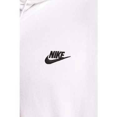 Nike Full Zip Hoodie White Kapu onlu Rahat Kal p Sweatshirt Fiyat