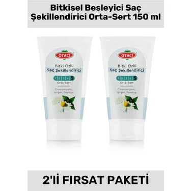 Otacı Bitkisel Besleyici Saç Şekillendirici Orta-Sert 150 ml - 2