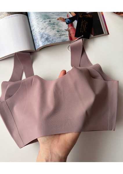 Carla Balensiz Dikişsiz Push-Up Invisible Ice-Silk (Görünmez) Sütyen - Ithal Bra