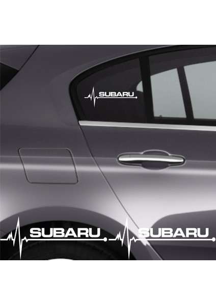 Subaru Xv İçin Uyumlu Aksesuar Oto Ritim Sticker 2 Adet 20*9 cm