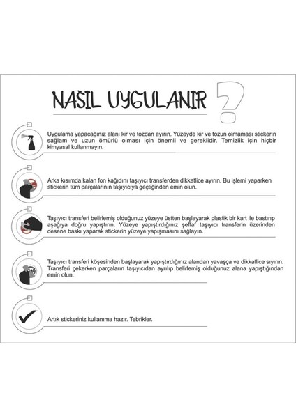 Oto Sticker Set Kaput-Marşpiyel-Yan Ayna 5 Parça Siyah 2,5*15 - 15*120 - 25*220 cm
