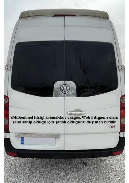 Oto Cam Yazı Sözleri Ticari-Servis-Dolmuş-Panelvan Uzun Sticker Model 27