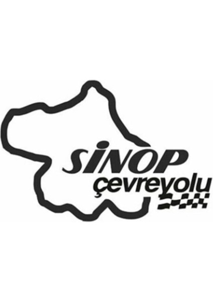 Sinop Çevreyolu Sticker 12*9 cm