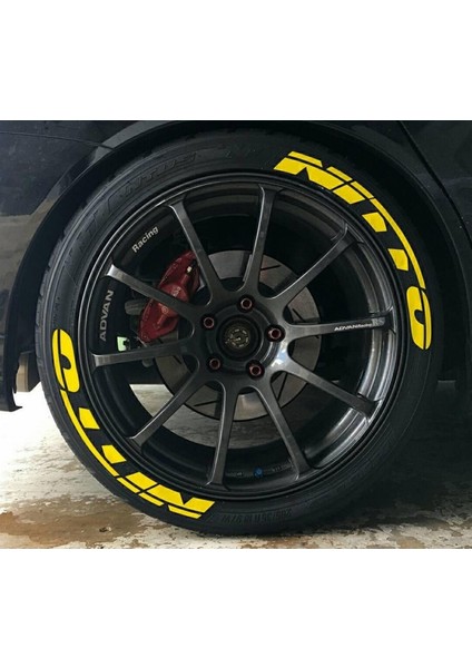 Motosiklet Lastik Yanağı Nitto Sarı Sağ-Sol/ön-Arka