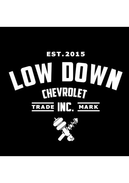 Low Down Chevrolet Arka Cam Sticker 40*31 cm fiyatları