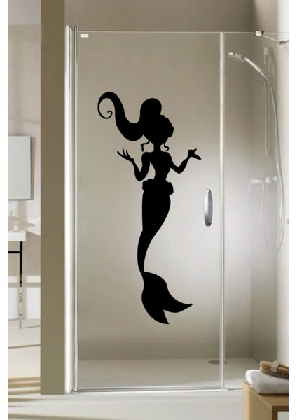 Deniz Kızı Duşa Kabin Sticker