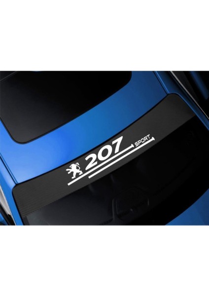 Peugeot 207 İçin Uyumlu Aksesuar Oto Ön Cam Oto Sticker Karbon fiyatları