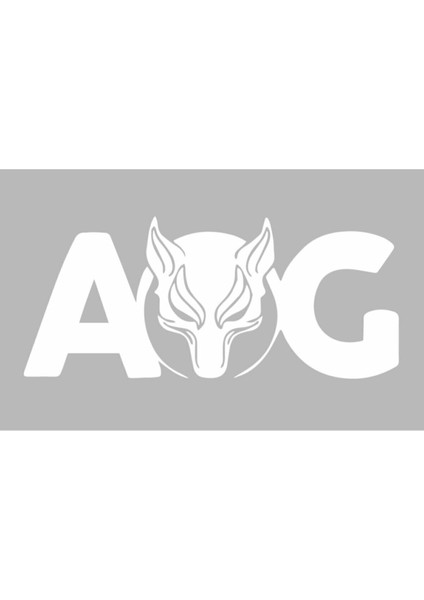 Aog Sticker Beyaz 15*6,5 cm