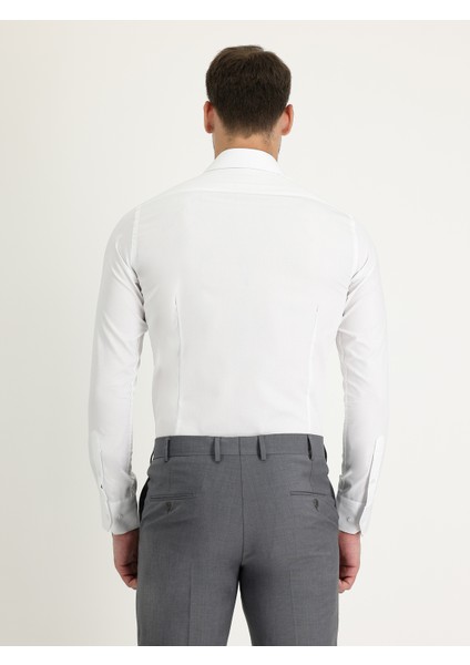 Uzun Kol Slim Fit Non Iron Klasik Pamuklu Gömlek modelleri