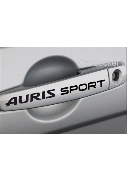 Toyota Auris Sport İçin Uyumlu Aksesuar Kapı Kolu Sticker Set 8 Ad 13*1 cm