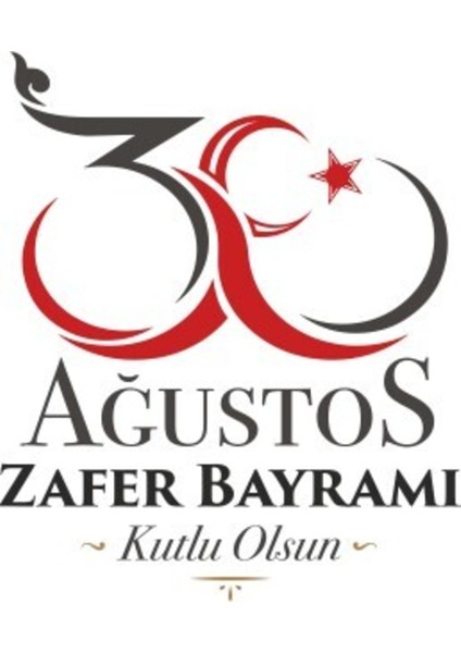 30 Ağustos Folyo Sticker