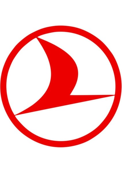 Türk Hava Yolları Sticker Kırmızı 8*8 cm